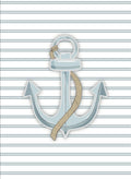 Anchor Nursery Art Print – Digitally Illustrated