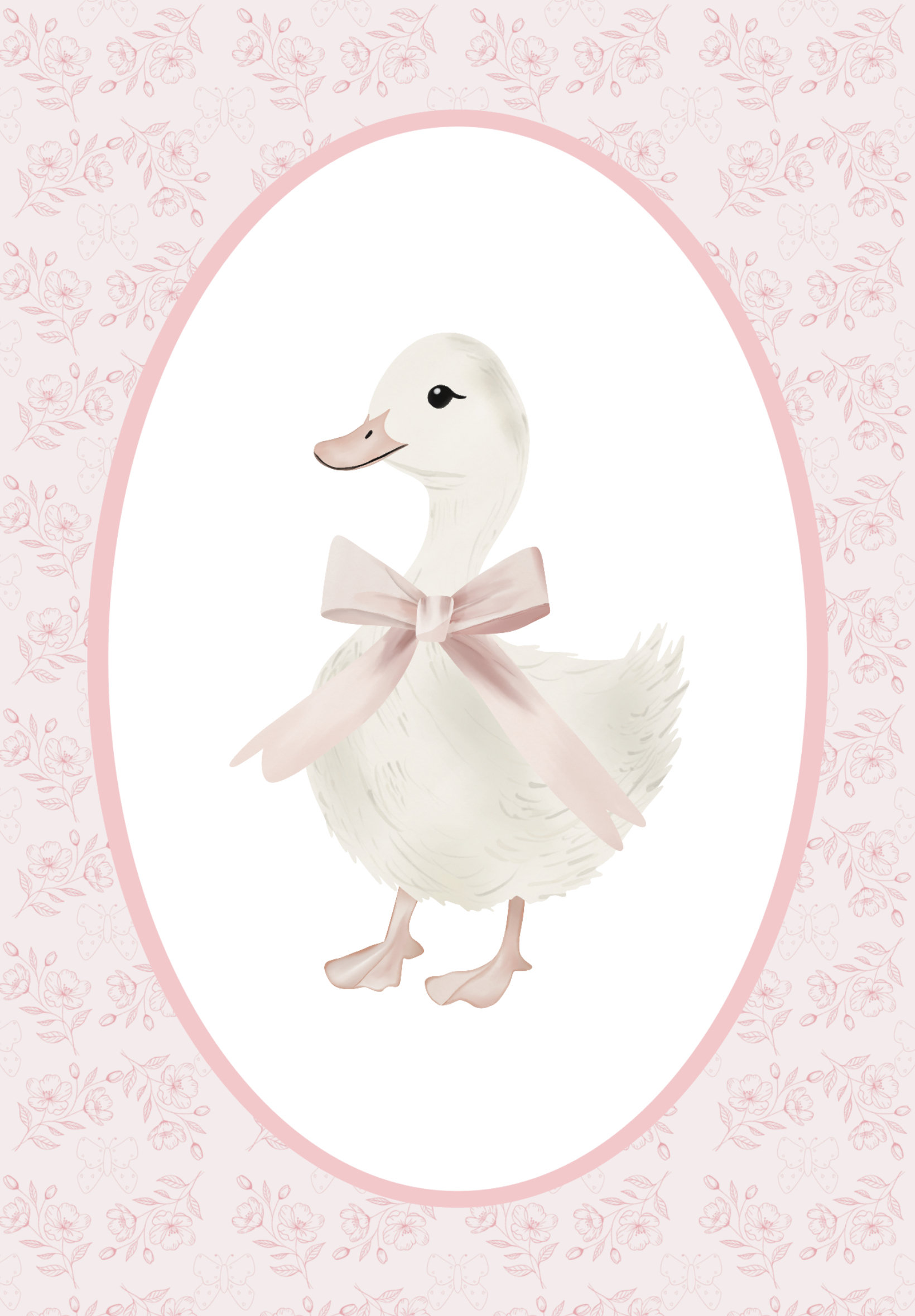 🌸 Personalised Nursery Wall Art Set of 3 – “You Are So Loved” Duck Print Set 🌸