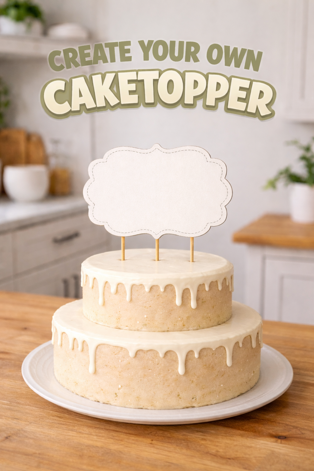 Create Your Own Custom Cake topper